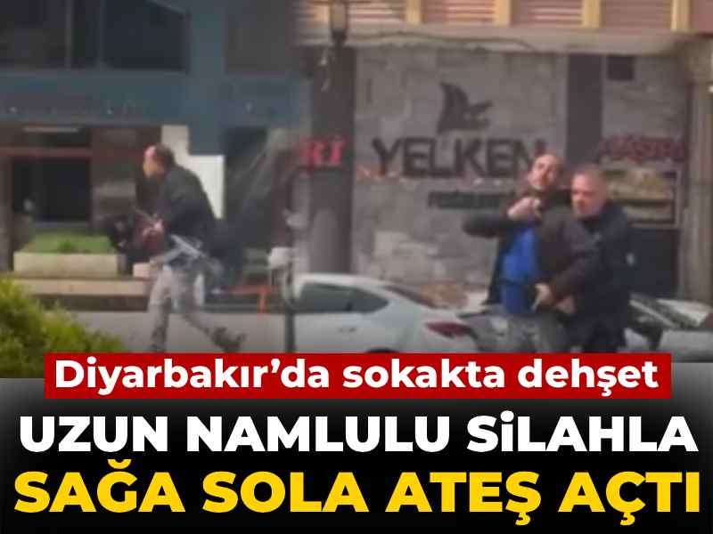 Diyarbakır’da Silahlı Saldırı Paniği: Uzun Namlulu Silahla Rastgele Ateş Açıldı